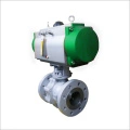 O-Type Ball Valve Strong Corrosion Resistance Pneumatic O-type Ball Valve Factory